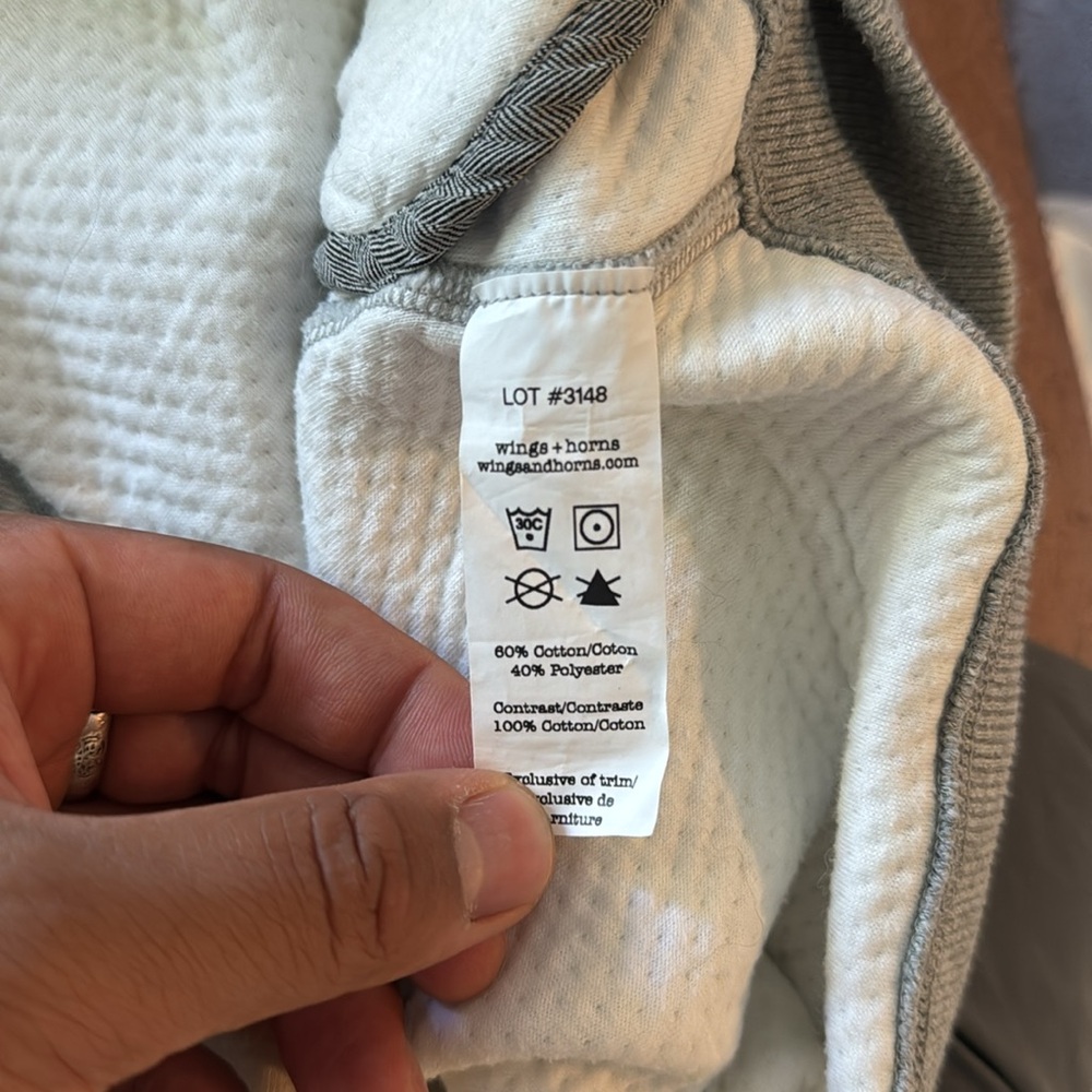 Wings + Horns Black Full Zip Hoodie - Picture 5 of 5